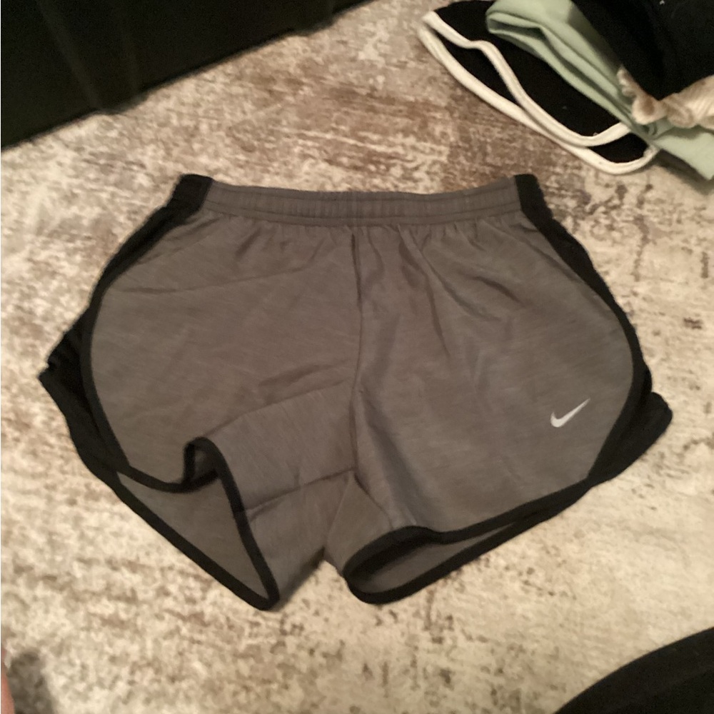 Nike kid’s Black and Gray Athletic Shorts